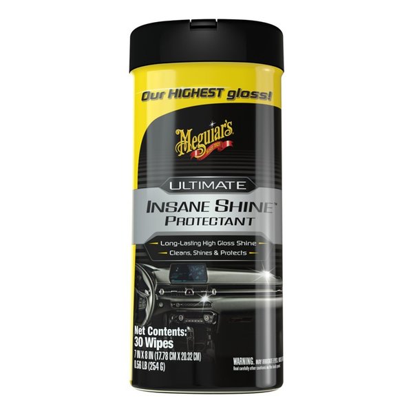 Meguiars Meguiar&#39;s Ultimate Insane Shine Protectant Wipes - 30 Wipes G220200